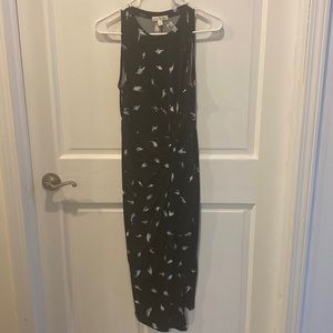 Ladies Spring Summer Black print Dress